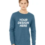 Heather CVC Long Sleeve Tee Shop High Quality Products