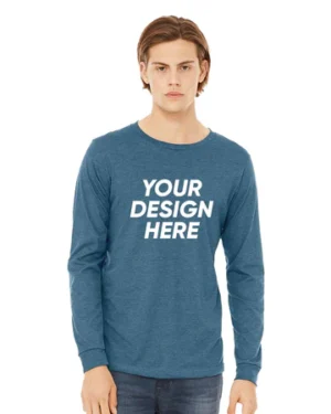 Heather CVC Long Sleeve Tee Shop High Quality Products