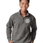 Garment-Dyed Quarter Zip Sweatshirt Shop High Quality Products