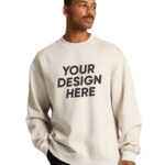 Relax Faded Crewneck Sweater Shop High Quality Products