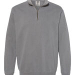 Garment-Dyed Quarter Zip Sweatshirt