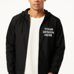Lightweight Windbreaker Full-Zip Jacket