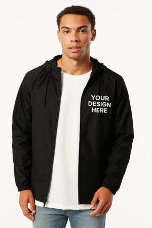 Lightweight Windbreaker Full-Zip Jacket