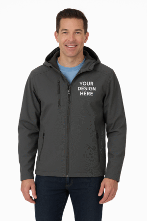 Hooded Water Repellent Soft Shell Jacket