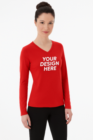 Pro Team Women's Long Sleeve V-Neck