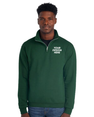 Nublend® Cadet Collar Quarter-Zip Sweatshirt Shop High Quality Products