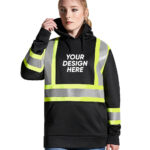 Adult Hi-Vis Pullover Hooded Sweatshirt Shop High Quality Products