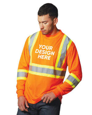 Adult Long Sleeve Hi-Vis T-Shirt Shop High Quality Products