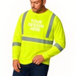 Custom Adult Long Sleeve Hi-Vis T-Shirt