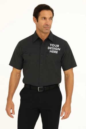 Custom Industrial Work Shirt – Short Sleeve