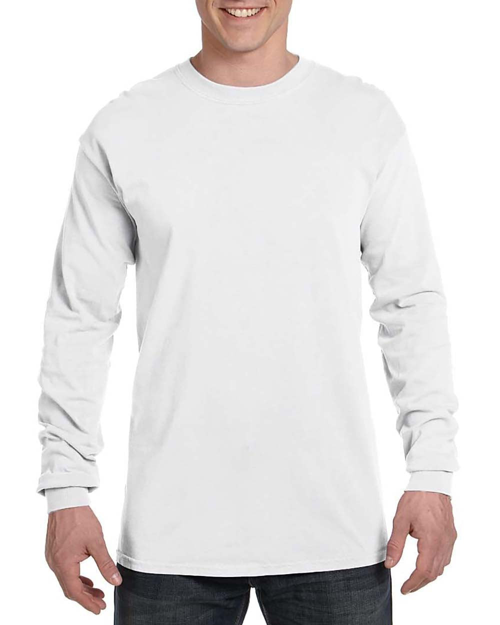 Garment-Dyed Heavyweight Long Sleeve T-Shirt