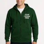 Heavy Blend Custom Full-Zip Hoodie | Laichi Printed Hoodies