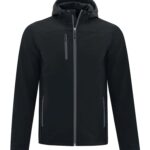 Hooded Water Repellent Soft Shell Jacket