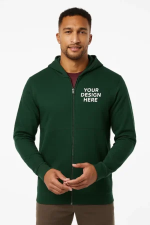 Men’s Full-Zip Custom Hoodie | Print on Demand