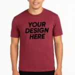 Soft Cotton-Poly Sueded Tee | Print on Demand