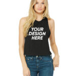 Women's Racerback Cropped Tank Shop High Quality Products