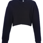 Women's Lightweight Crop Crewneck Sweatshirt