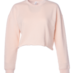 Women's Lightweight Crop Crewneck Sweatshirt