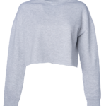 Women's Lightweight Crop Crewneck Sweatshirt