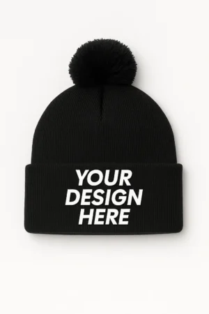 Custom Pom-Pom Beanie