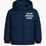Youth Puffy Jacket with Detachable Hood