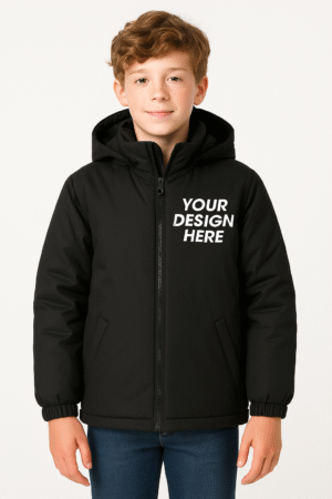 Youth Insulated Jacket with Detachable Hood