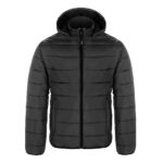 Youth Puffy Jacket with Detachable Hood