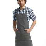 Cotton Canvas Apron with Pocket