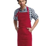 Cotton Canvas Apron with Pocket