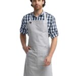 Cotton Canvas Apron with Pocket