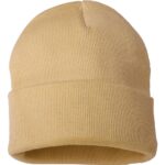 12" Solid Cuffed Beanie