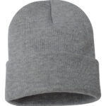 12" Solid Cuffed Beanie