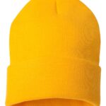 12" Solid Cuffed Beanie