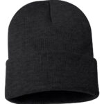 12" Solid Cuffed Beanie