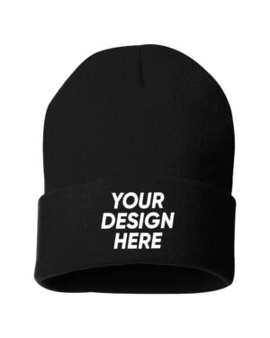 12" Solid Cuffed Beanie