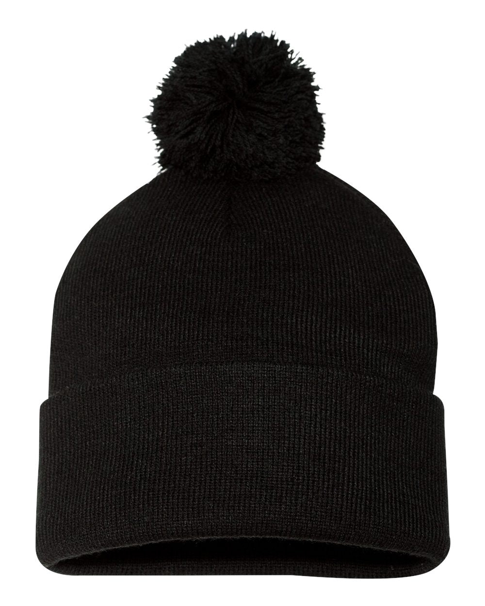 Pom-Pom Cuffed Beanie