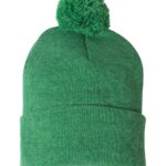 Pom-Pom Cuffed Beanie