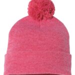 Pom-Pom Cuffed Beanie