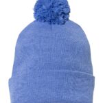 Pom-Pom Cuffed Beanie