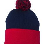 Pom-Pom Cuffed Beanie