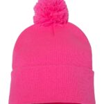 Pom-Pom Cuffed Beanie
