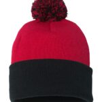 Pom-Pom Cuffed Beanie