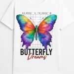 Rainbow Butterfly Tee